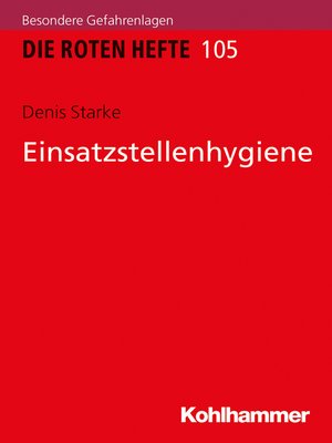 cover image of Einsatzstellenhygiene